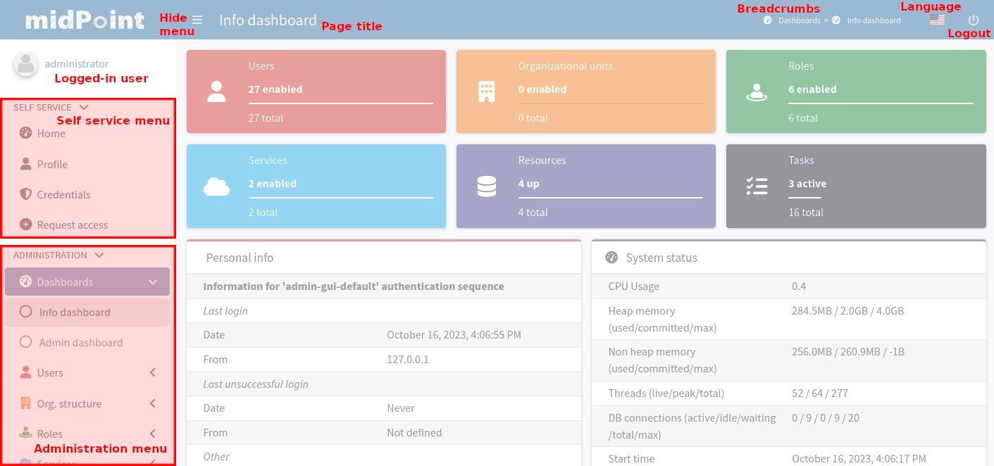 GUI controls