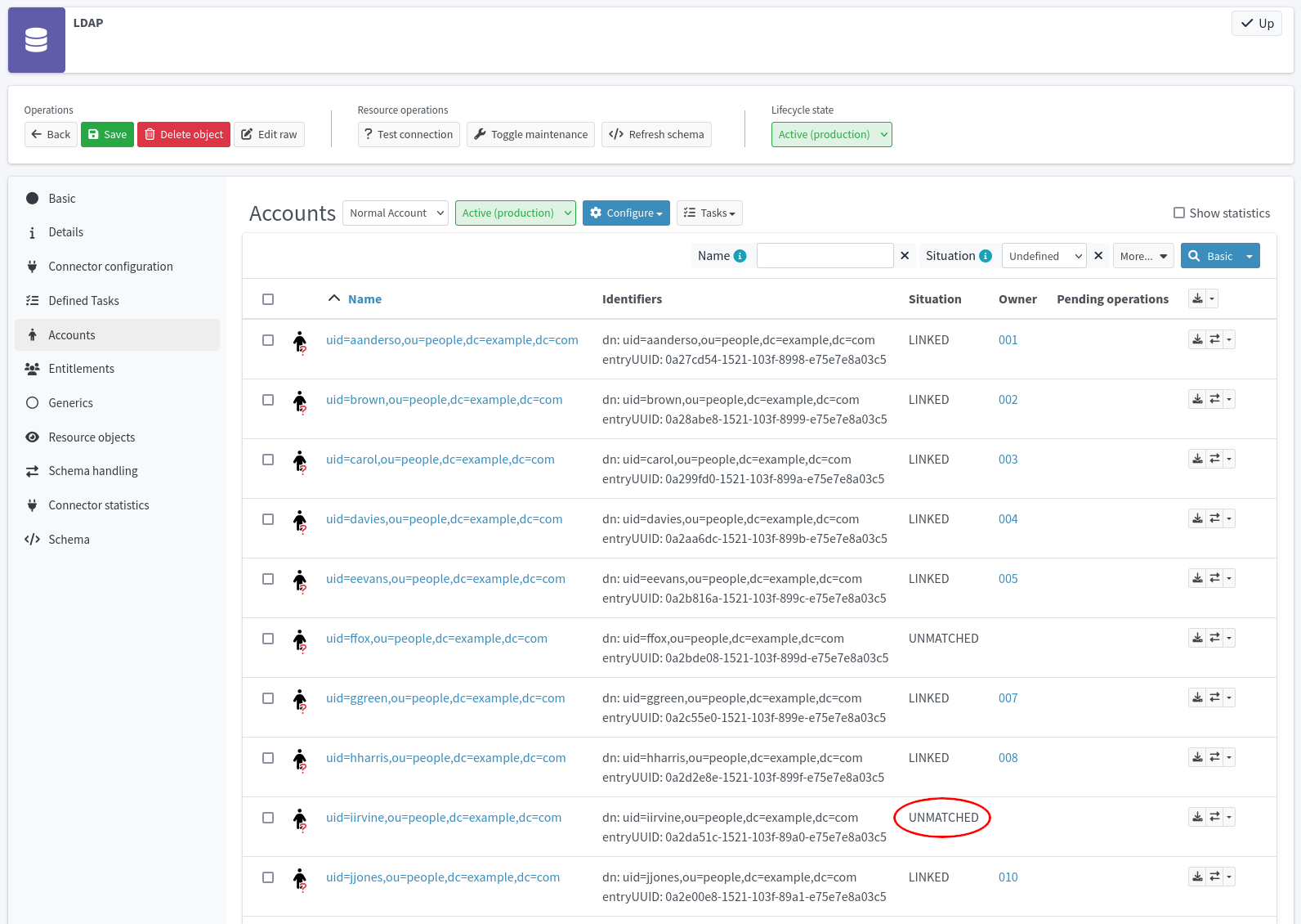 OpenLDAP accounts