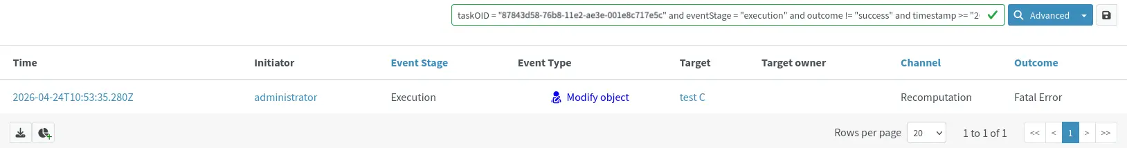 task error ex