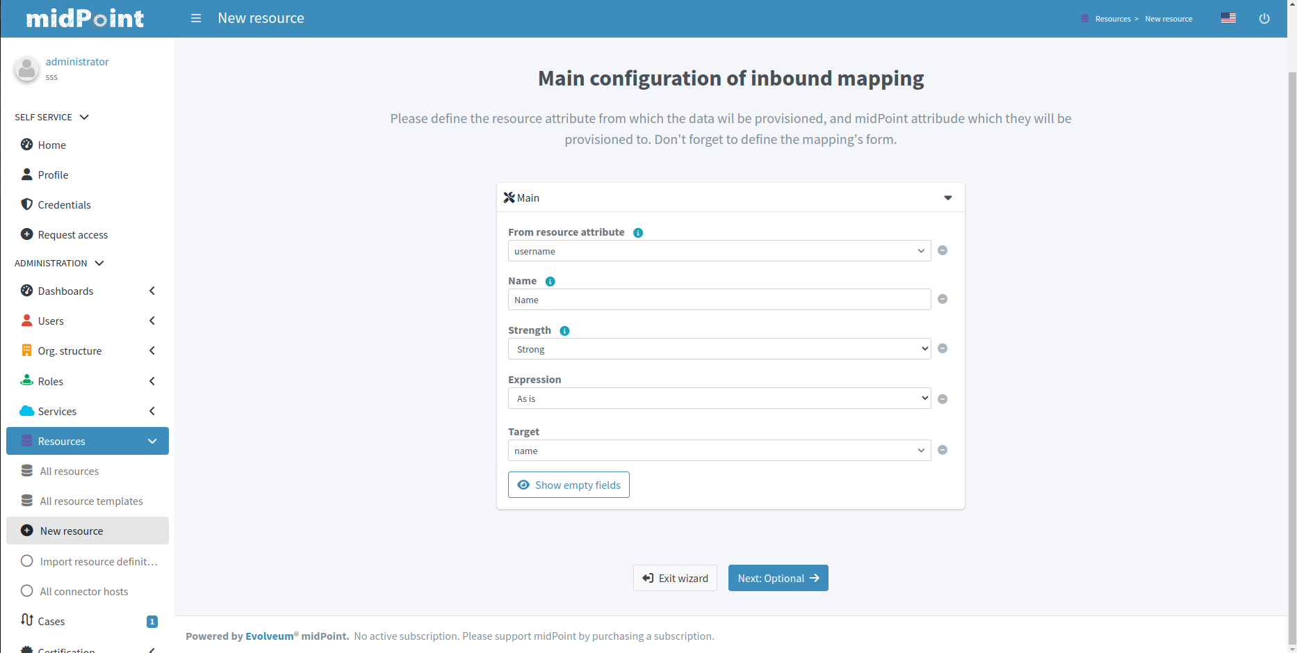 step 3 mappings inbound detail main