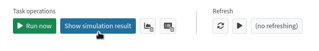 gui view task simulation results button