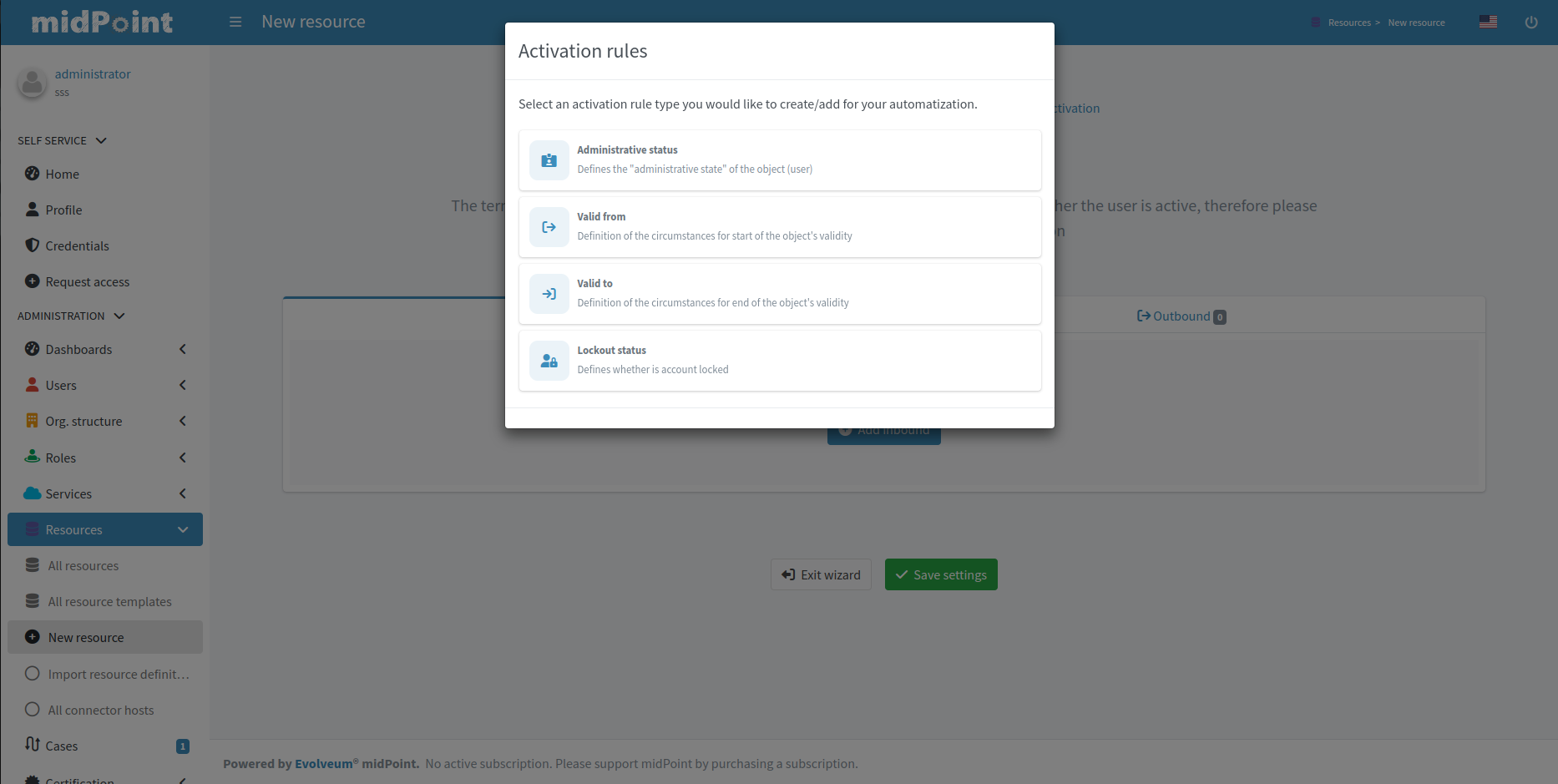 step 6 activation inbound add