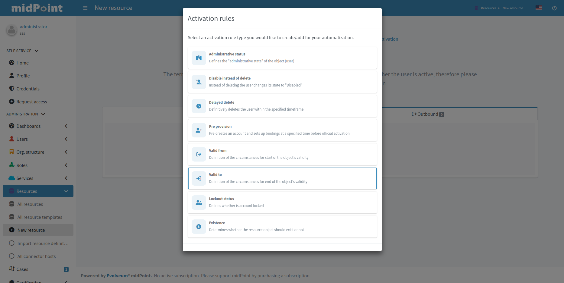 step 6 activation outbound add