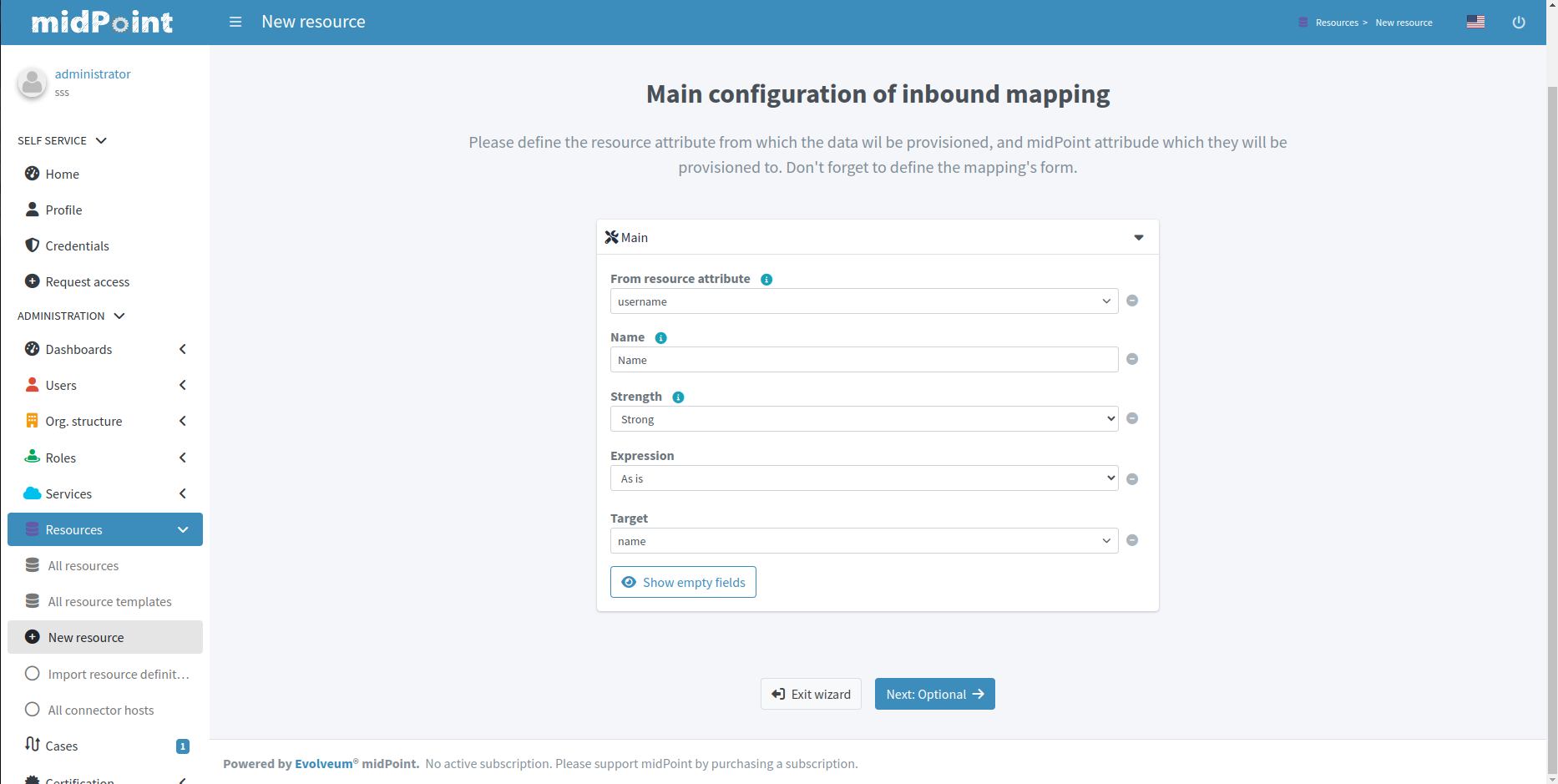 step 2 mappings inbound detail main
