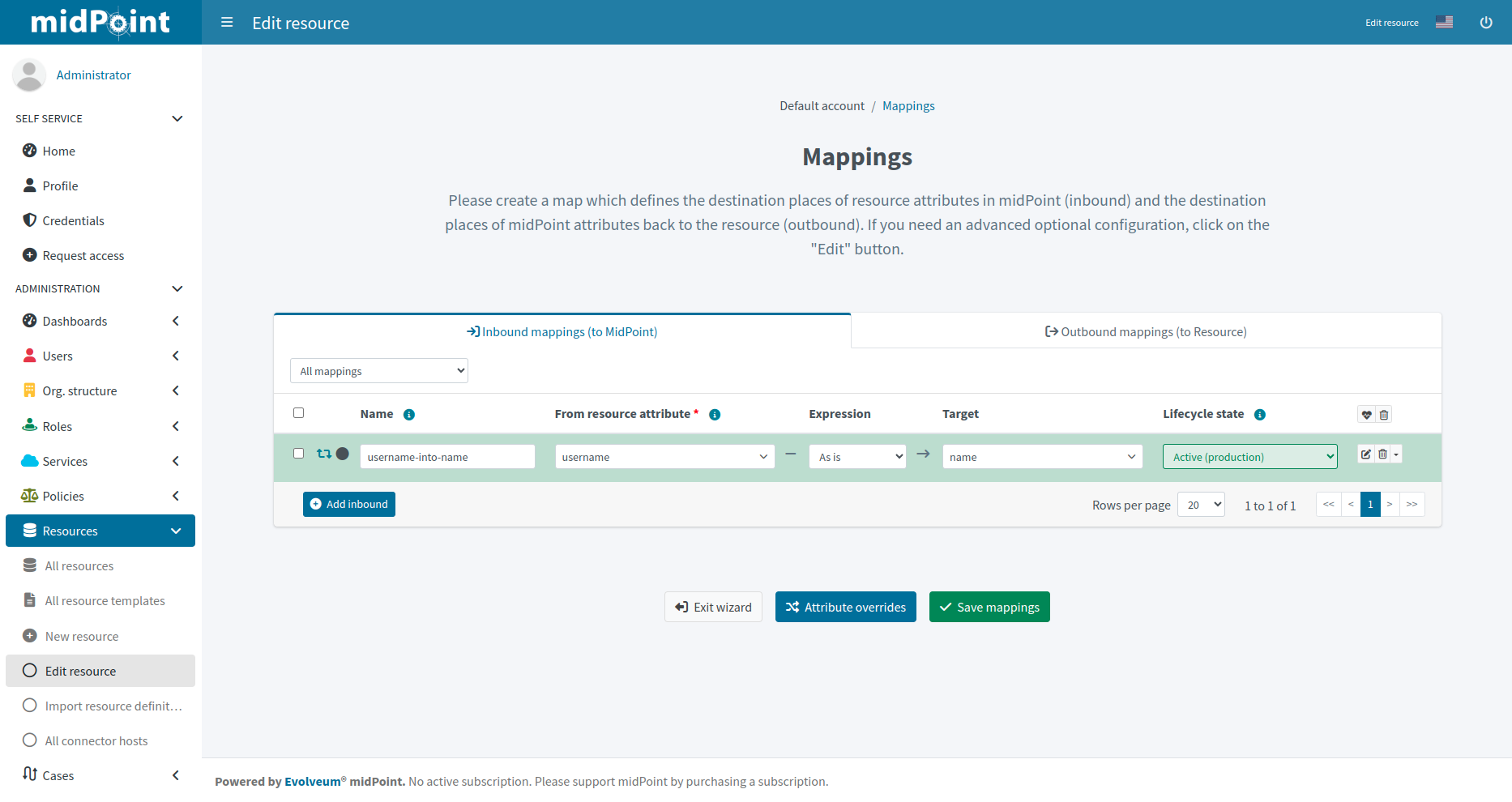 step 2 mappings inbound