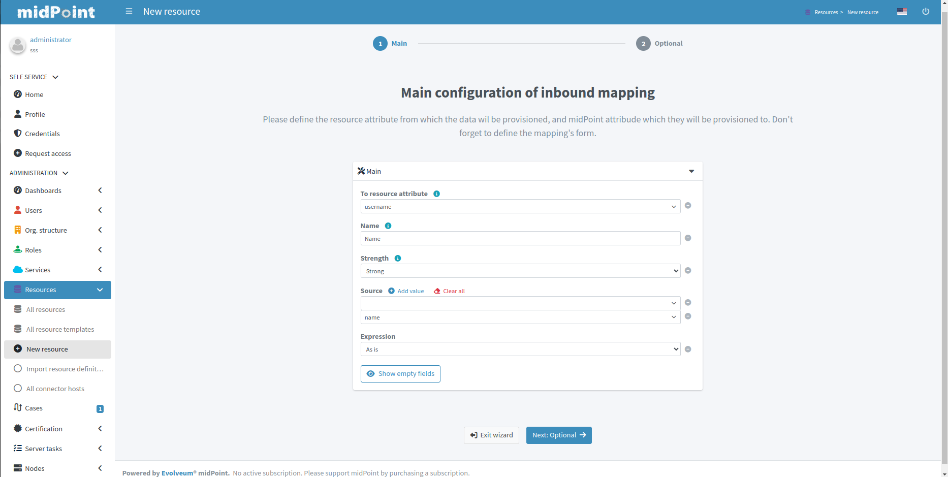 step 2 mappings outbound detail main