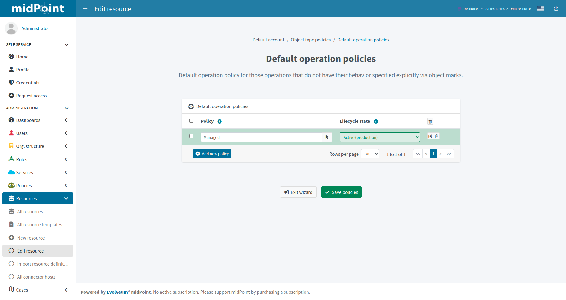 step 8 default operation policies